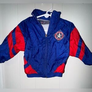 Nostalgic 90’s Mighty-Mac Texas Rangers Baseball Club Windbreaker Set